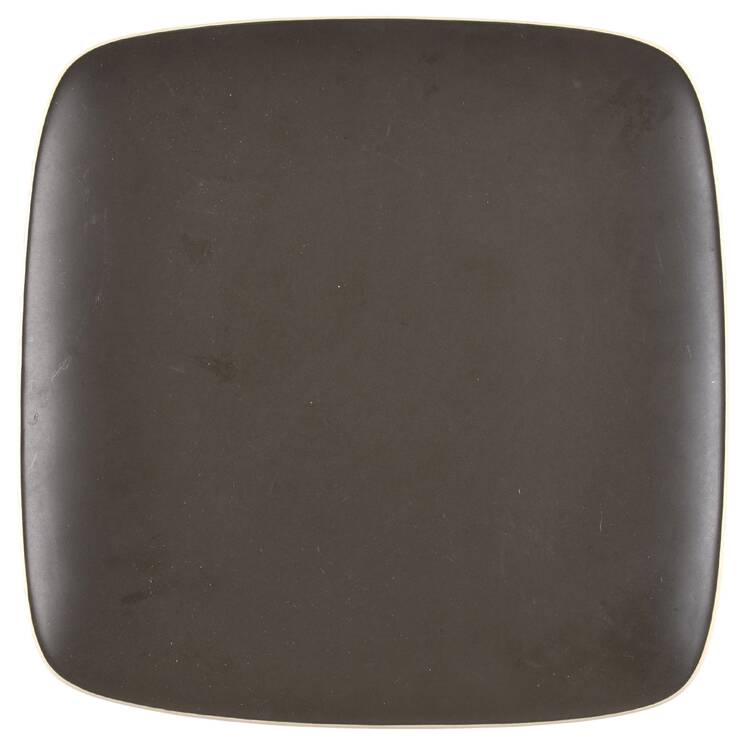 Vera Wang Naturals Graphite Square Accent Salad Plate