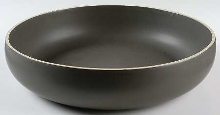 Vera Wang Naturals Graphite Low Fruit/Pasta Bowl