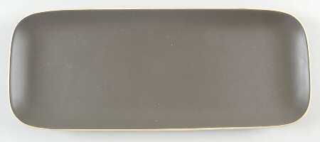 Vera Wang Naturals Graphite 15" Rectangular Tray