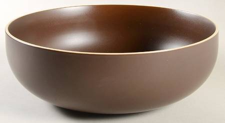 Vera Wang Naturals Graphite 10" Round Serving Bowl