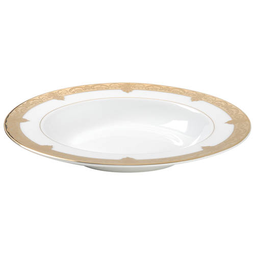 Fiorenz Gold Rim Soup Bowl