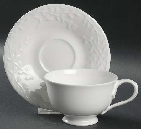 Garland Romance Footed Cup & Saucer Set