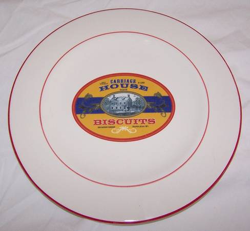 Vintage Label Breakfast Plate