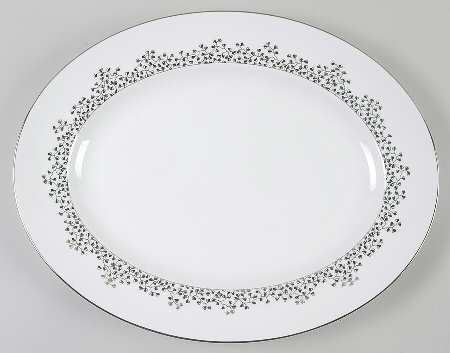 Bouquet 13" Oval Serving Platter