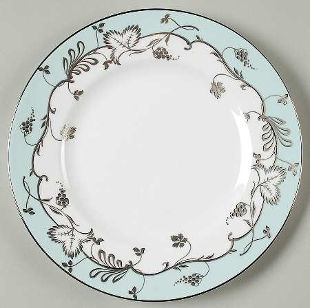 Flourish Robin's Egg (Blue Band) Salad Plate