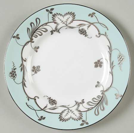 Flourish Robin's Egg (Blue Band) Bread & Butter Plate