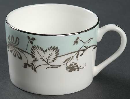 Flourish Robin's Egg (Blue Band) Flat Cup