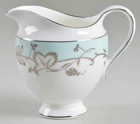 Flourish Robin's Egg (Blue Band) Creamer