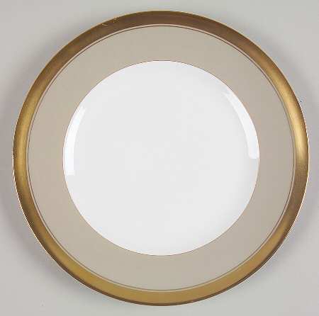 Wedding Band Taupe Salad Plate