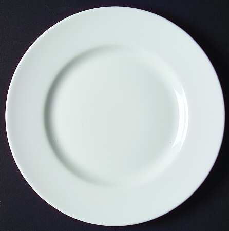 Delphi White Dessert/Pie Plate