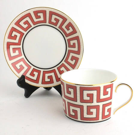 Dynasty Flat Cup & Saucer Set