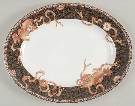 Dynasty 14" Oval Serving Platter