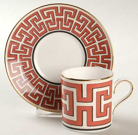 Dynasty Espresso Cup and Saucer Set