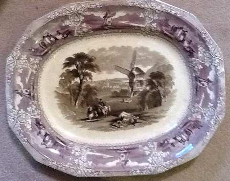 Eon (Purple) 15" Oval Serving Platter