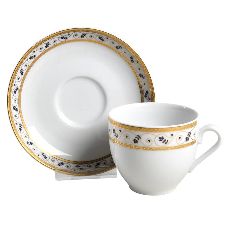WLB74 Flat Cup & Saucer Set