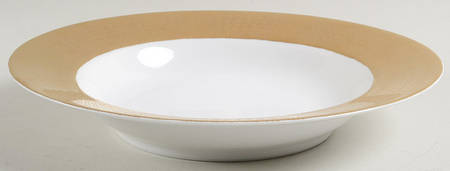 Aegean Gold Large Rim Soup Bowl