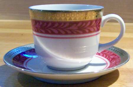 RXH29 Flat Demitasse Cup & Saucer Set