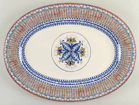 Mediterranean 20" Oval Serving Platter