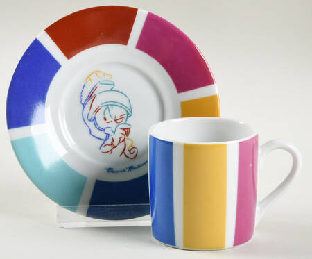 Looney Tunes Flat Demitasse Cup & Saucer Set
