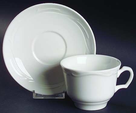 Serenity Footed Cup & Saucer Set