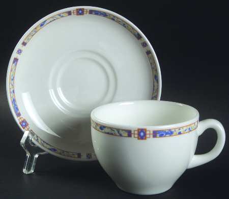 WW468 Flat Cup & Saucer Set