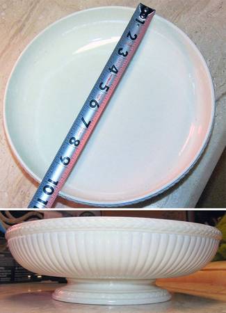 Edme Antique White (New 2008) 10" Large Salad Serving Bowl