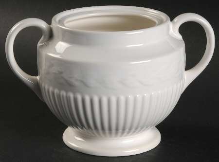 Edme Antique White (New 2008) Sugar Bowl No Lid