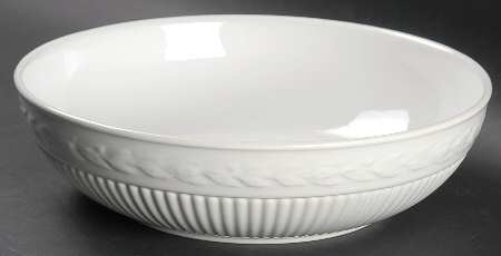 Edme Antique White (New 2008) 8" Individual Pasta Bowl