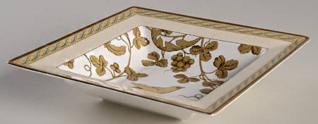 Golden Bird 7" Square Bowl