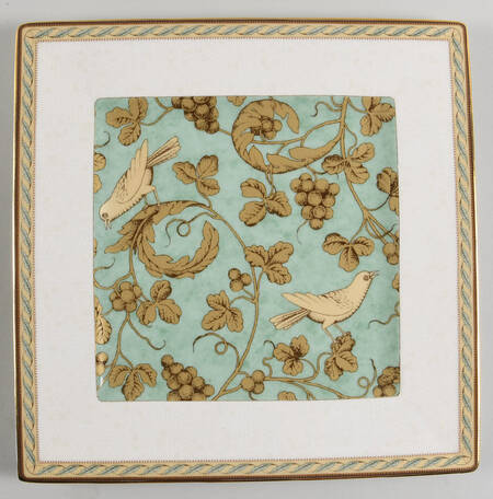 Golden Bird 11" Square Serving Platter