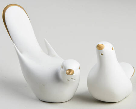Golden Bird Figural Salt & Pepper Set