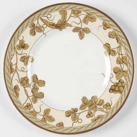 Golden Bird Accent Luncheon Plate