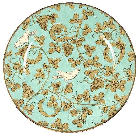 Golden Bird 12" Chop Plate (Round Platter)