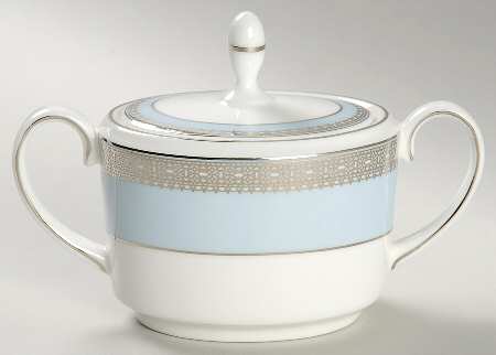 Vera Lace Bouquet Iris Sugar Bowl & Lid