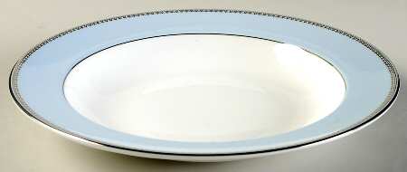 Vera Lace Bouquet Iris Large Rim Soup Bowl