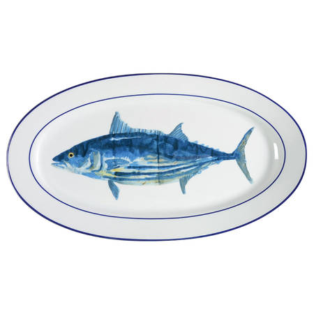 La Mer Fish 21" Oval Serving Platter