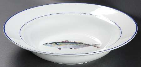La Mer Fish 10" Soup/Pasta Bowl