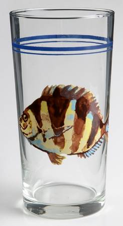 La Mer Fish Glassware Highball
