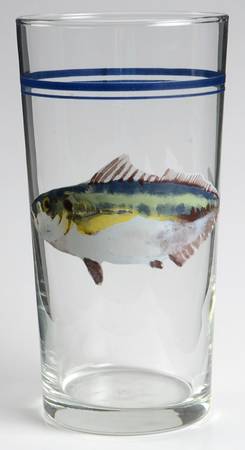 La Mer Fish Glassware Highball