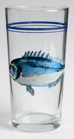 La Mer Fish Glassware Highball