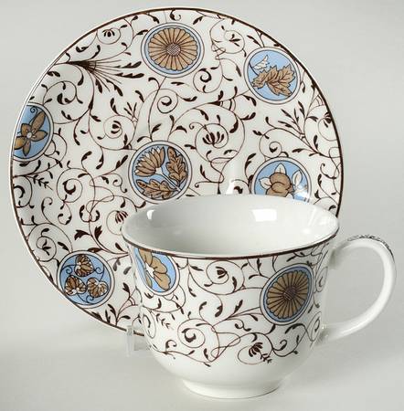 Conservatory Collection Footed Cup & Saucer Set