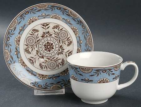 Conservatory Collection Footed Cup & Saucer Set