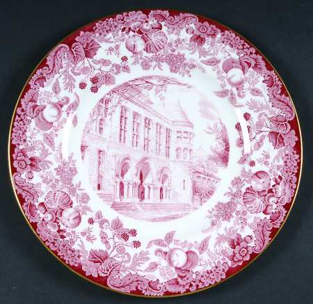 Harvard University Pink (Gold Trim, Bone) by Wedgwood