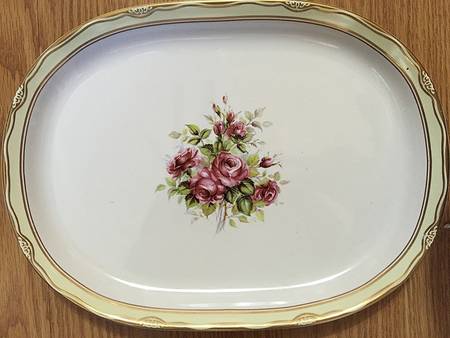 Flowers of the First Lady Collection 11" Oval Serving Platter