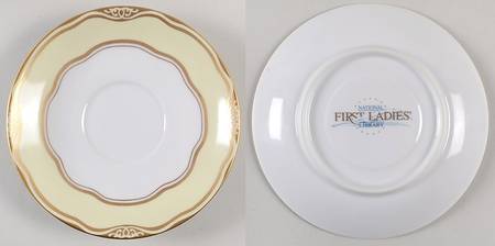Flowers of the First Lady Collection Saucer for Footed Cup