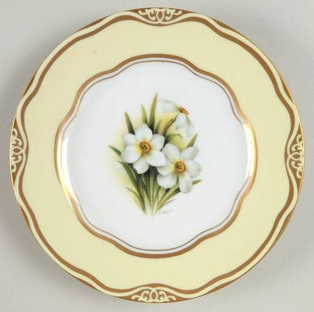 Flowers of the First Lady Collection Salad/Dessert Plate