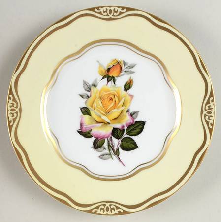 Flowers of the First Lady Collection Salad/Dessert Plate