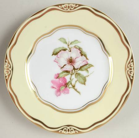 Flowers of the First Lady Collection Salad/Dessert Plate
