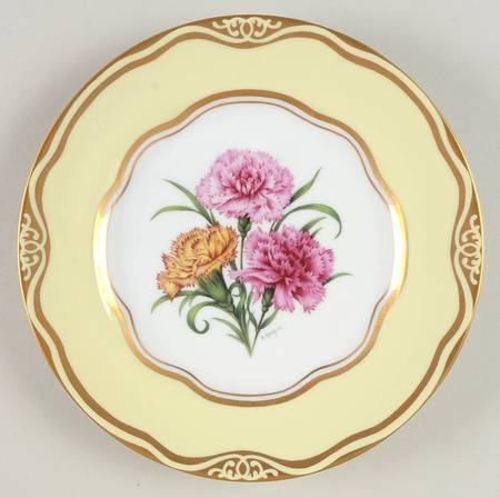 Flowers of the First Lady Collection Salad/Dessert Plate
