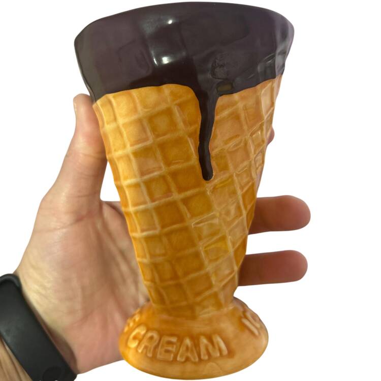 Ice Cream Cone Ice Cream Cone Shaped Dish